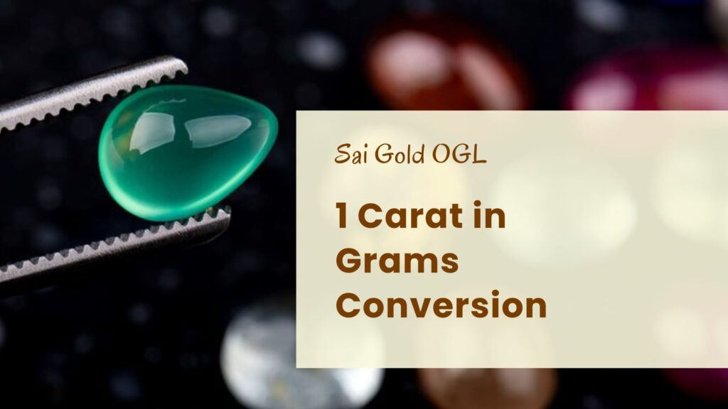 1 Carat in Grams Conversion